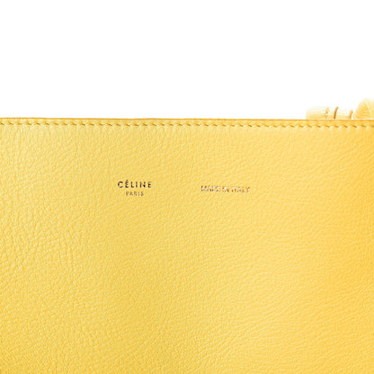Celine Supple Calfskin Medium Horizontal Cabas Phantom Sun Yellow 6 of 12