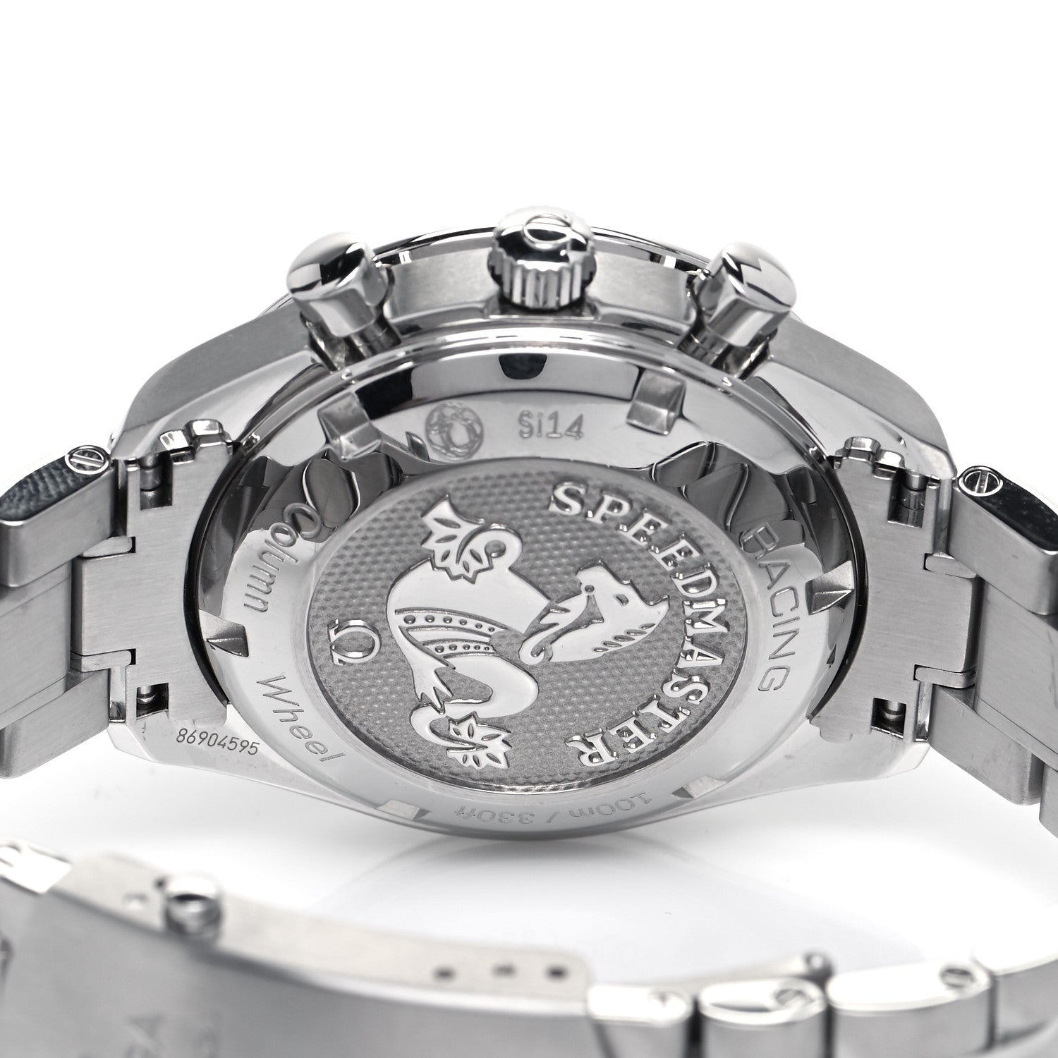 Omega Stainless Steel 40mm Speedmaster Racing Co-Axial Chronograph Automatic Watch Black 326.30.40.50.01.001 4 of 5
