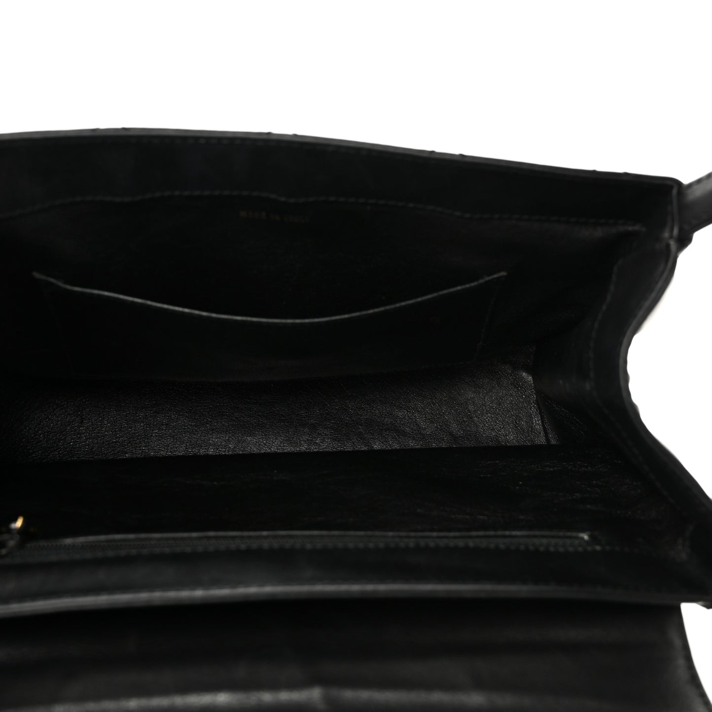 Lambskin Quilted CC Flap Shoulder Bag Black