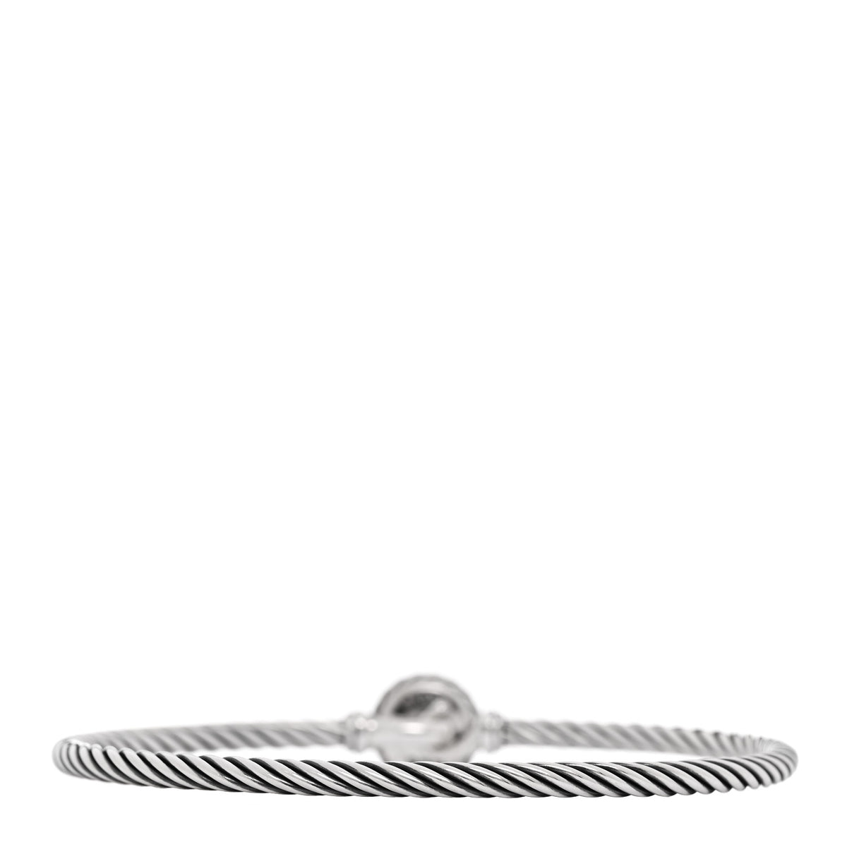 Sterling Silver Black Onyx 3mm Chatelaine Bracelet