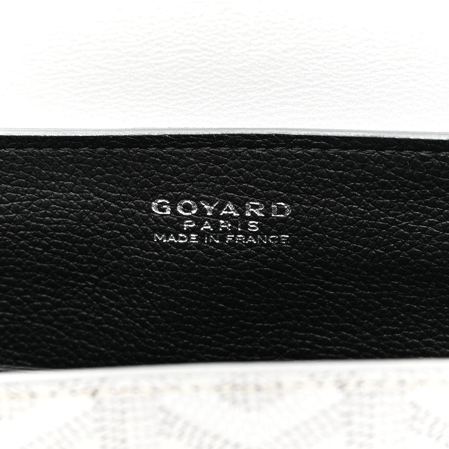Goyardine Precious Metals Mini Saigon Silver