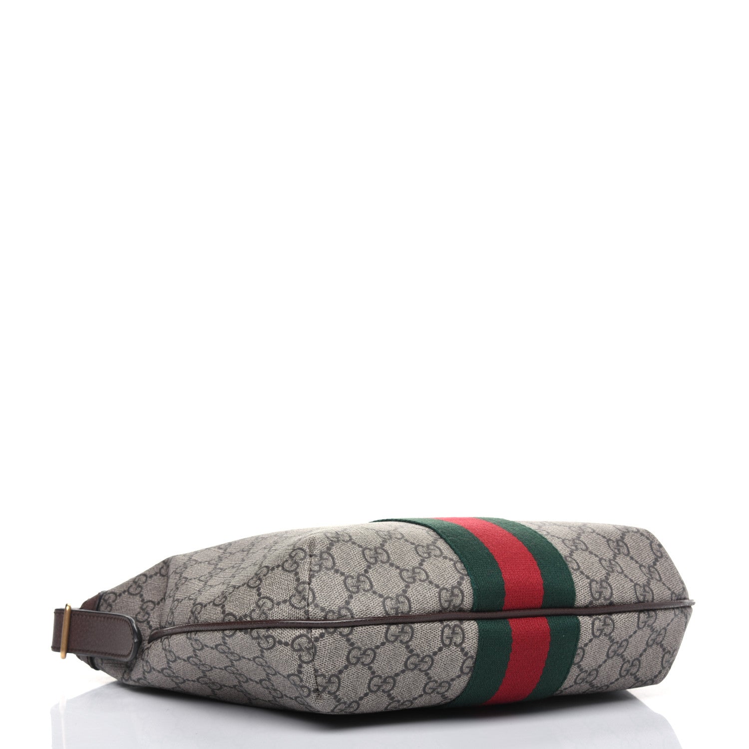 Gucci GG Supreme Monogram Web Small Ophidia Half Moon Hobo Brown 5 of 13