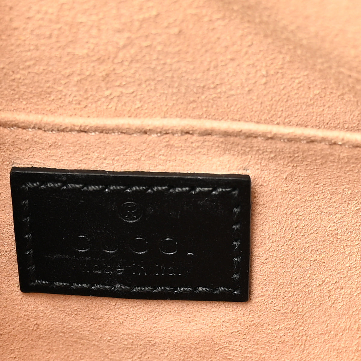Calfskin Matelasse Mini GG Marmont Chain Shoulder Bag Black