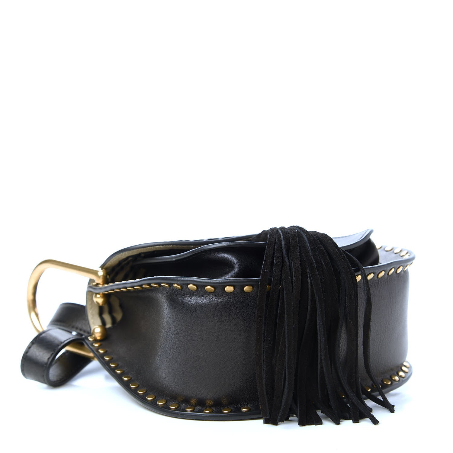 Chloe Calfskin Braided Mini Hudson Shoulder Bag Black 4 of 9