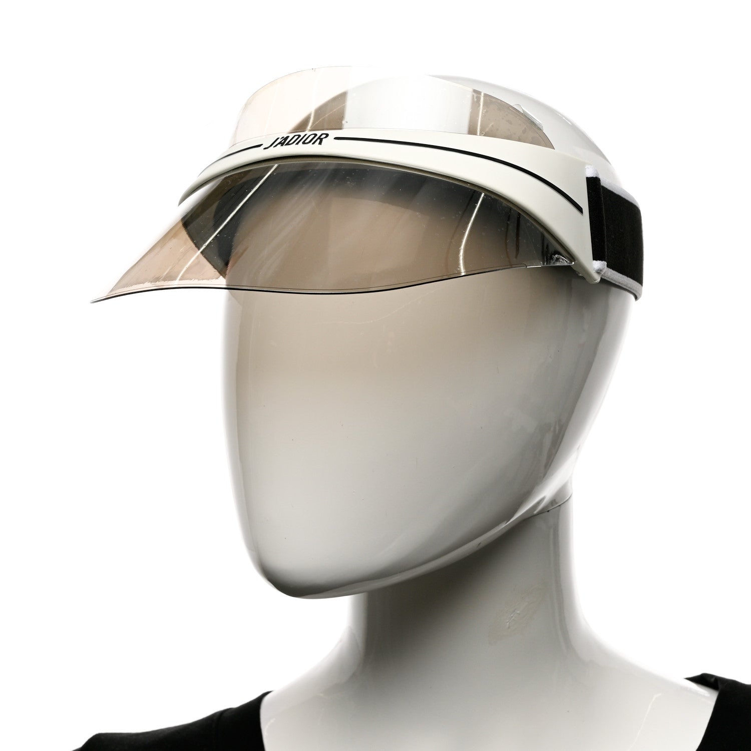 Christian Dior Mirrored DiorClub1 Sun Visor Silver 2 of 8