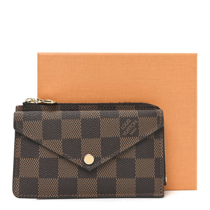Louis Vuitton Damier Ebene Recto Verso Card Holder Red 7 of 7