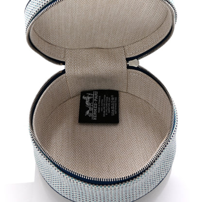 Hermes Cotton Lambskin Evasion Case Marine 5 of 7