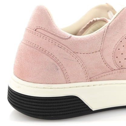 Chanel Suede Womens CC Sneakers 38 Light Pink 10 of 11