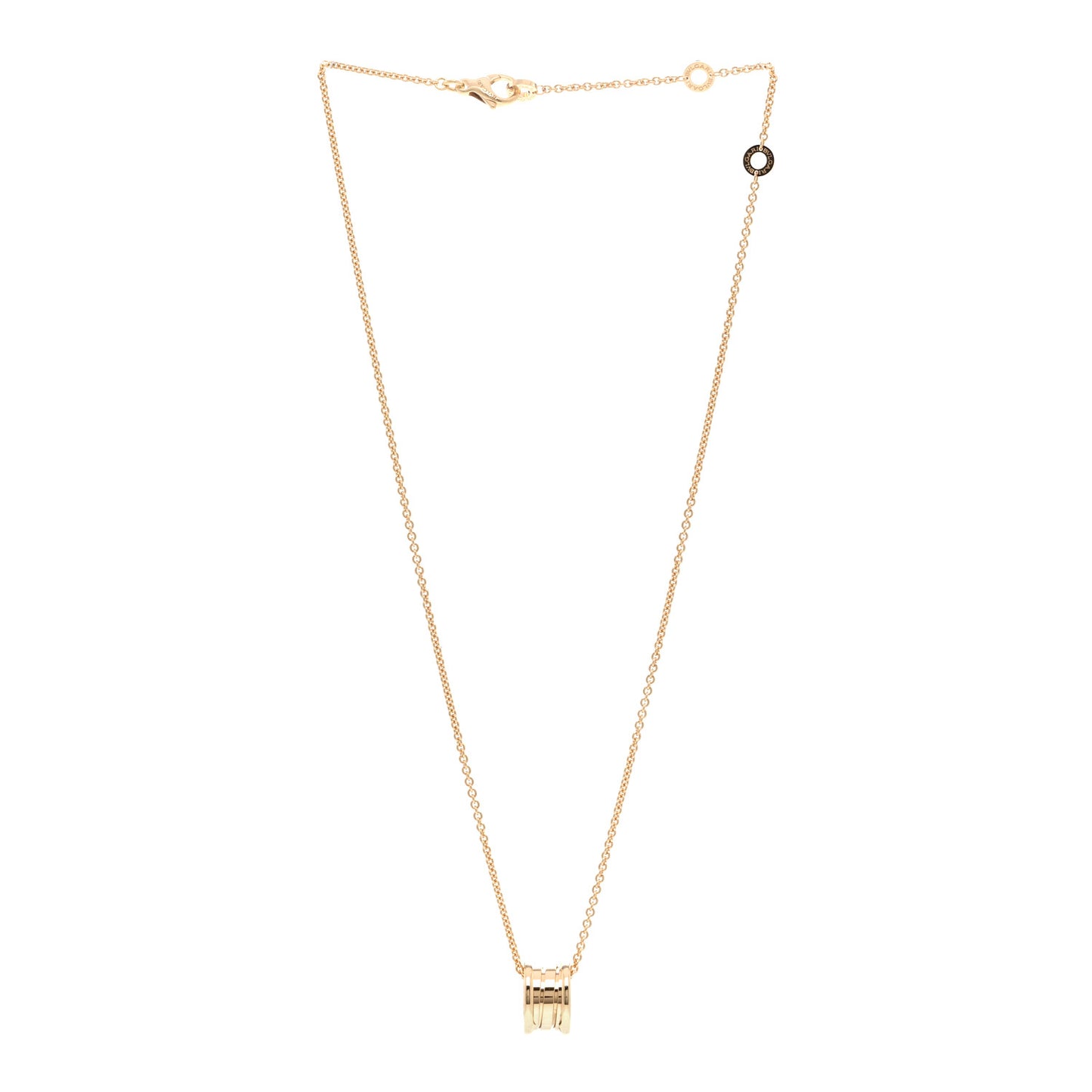 18K Yellow Gold B.Zero1 Pendant Necklace