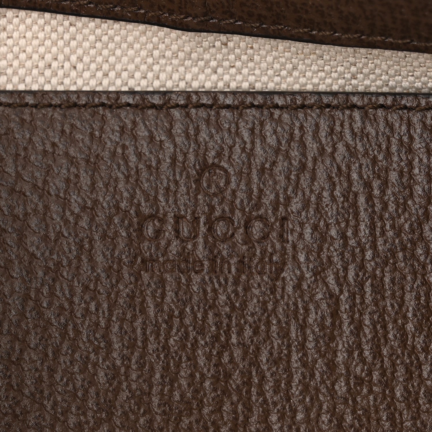 Gucci GG Supreme Monogram Textured Dollar Calfskin Web Small Ophidia GG Handbag Beige Ebony New Acero 6 of 10