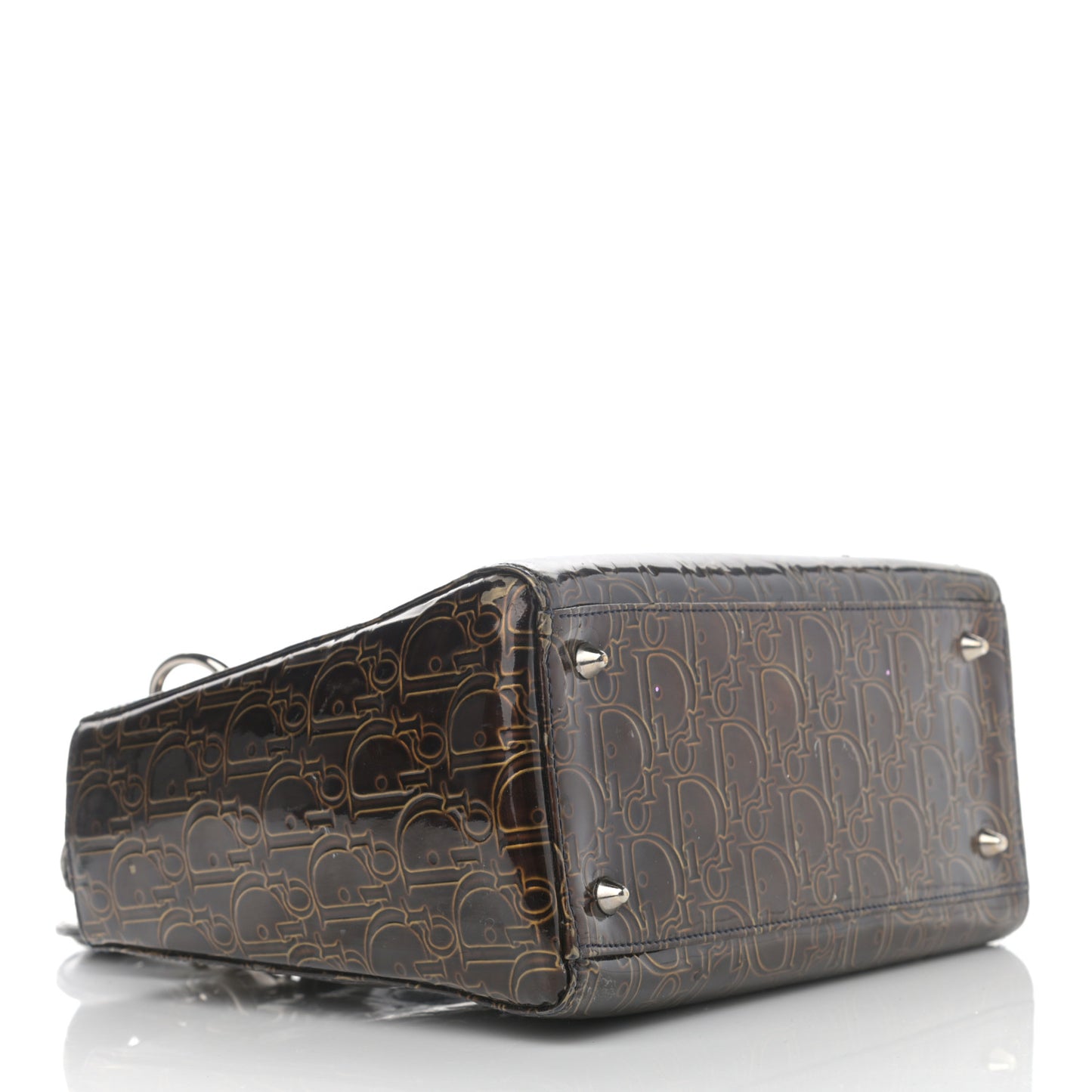Patent Ultimate Medium Lady Dior Brown