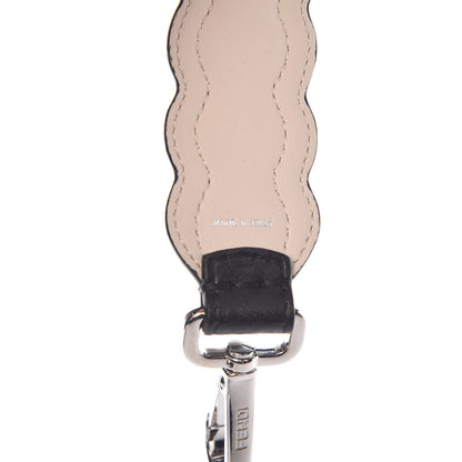Fendi Calfskin Pearl Embellished Mini Strap You Black Camelia 3 of 4