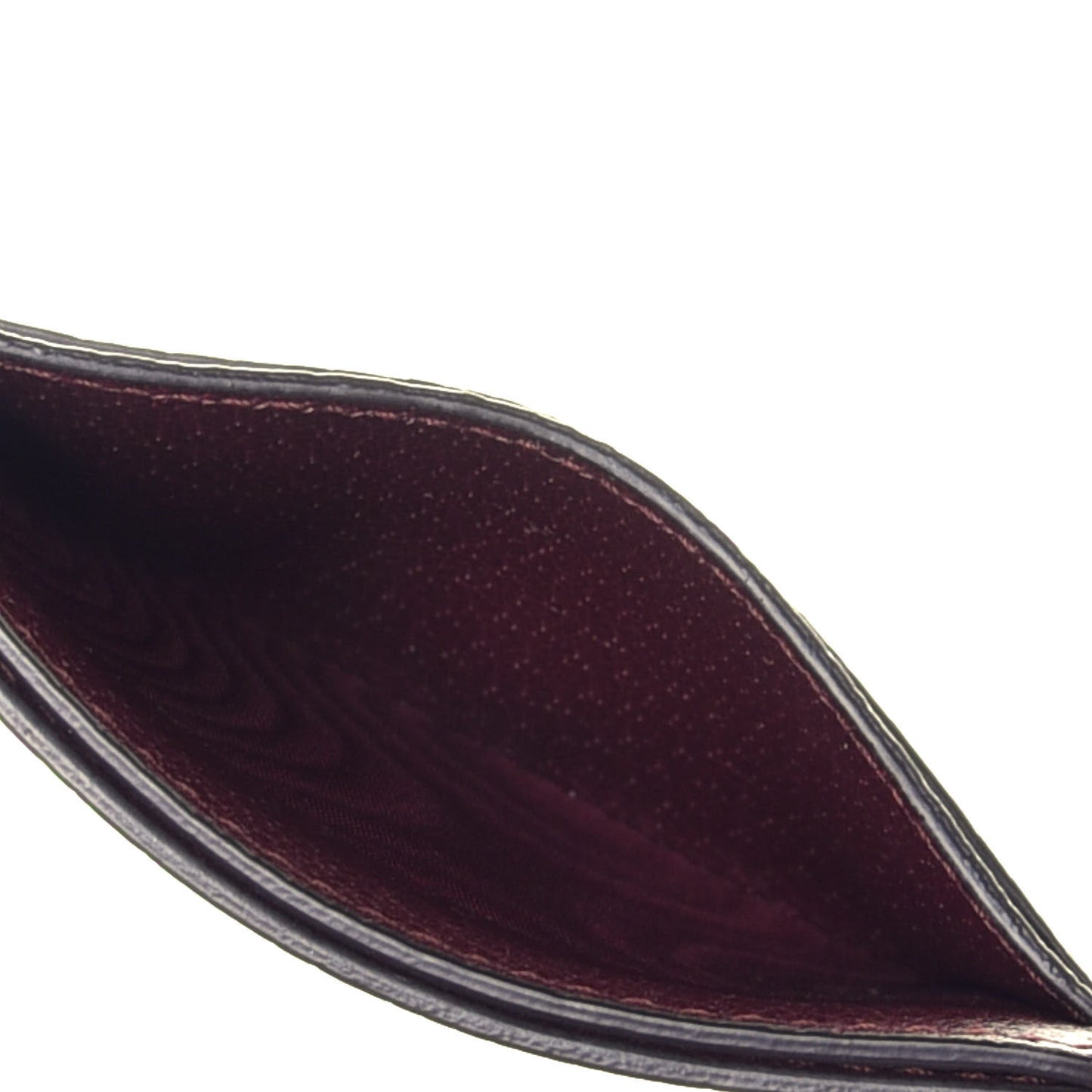 Calfskin Web GG Ophidia Card Holder Vintage Bordeaux