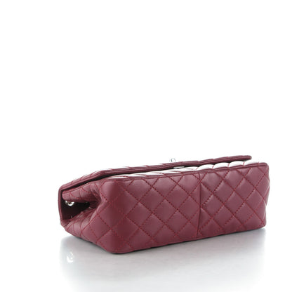 Chanel Lambskin Chevron Medium Single Flap Dark Red 4 of 8