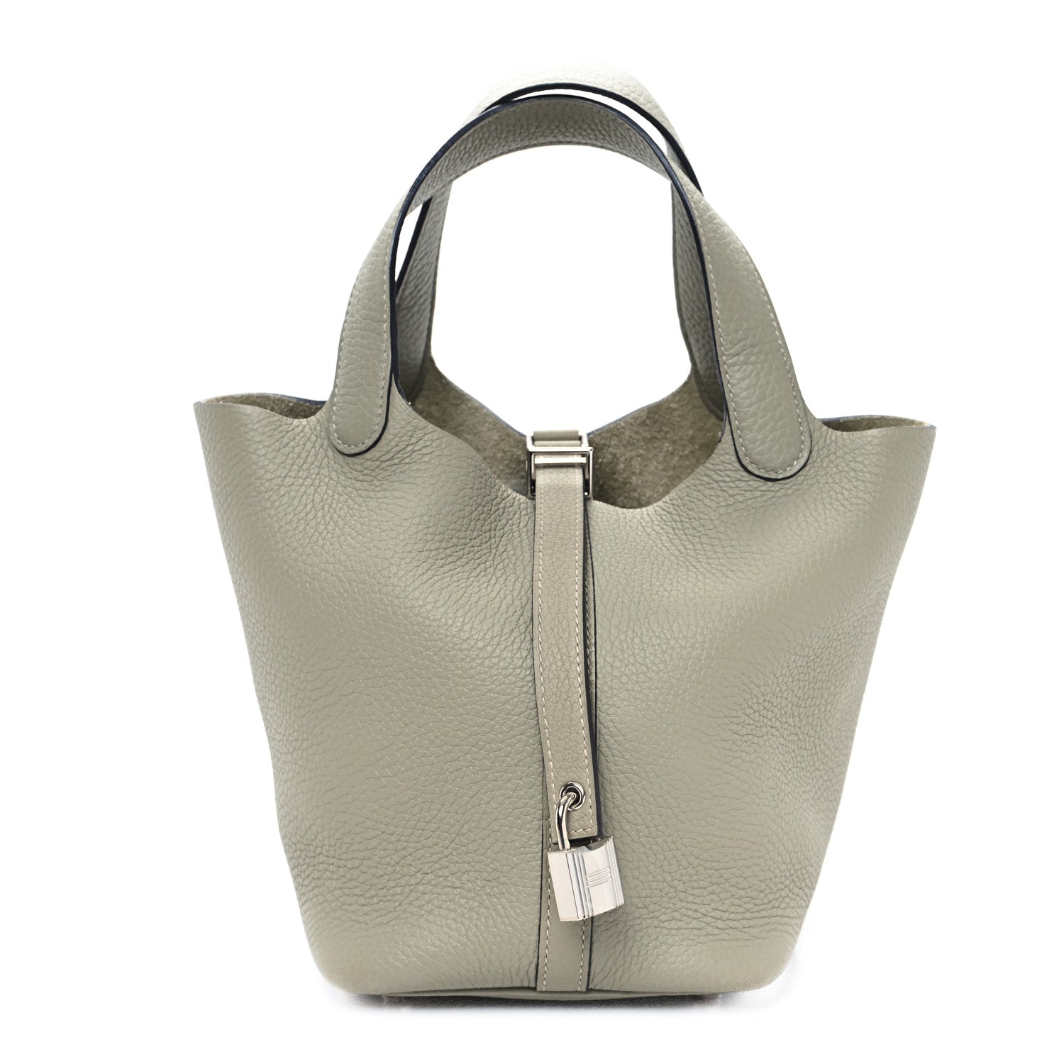 Hermes Taurillon Clemence Picotin Lock 18 PM Sauge 1 of 12