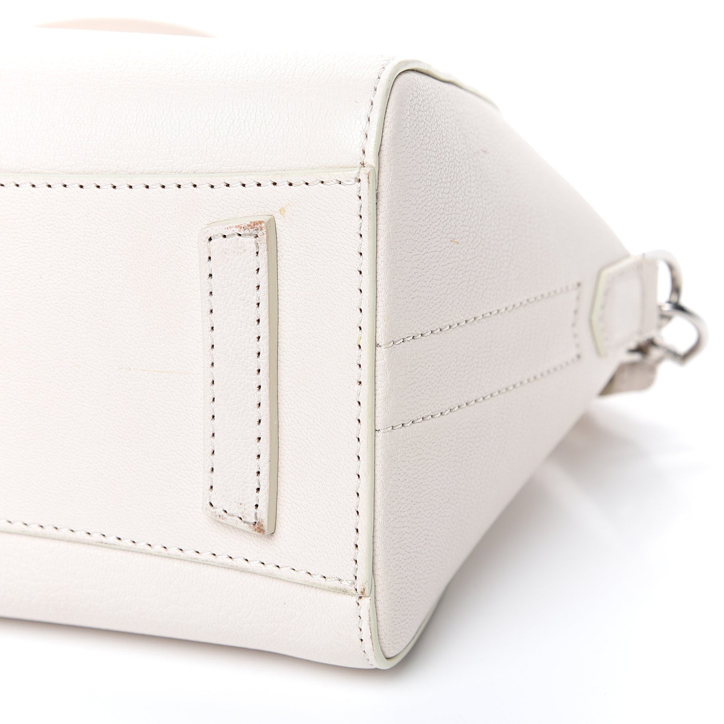 Sugar Goatskin Mini Antigona White