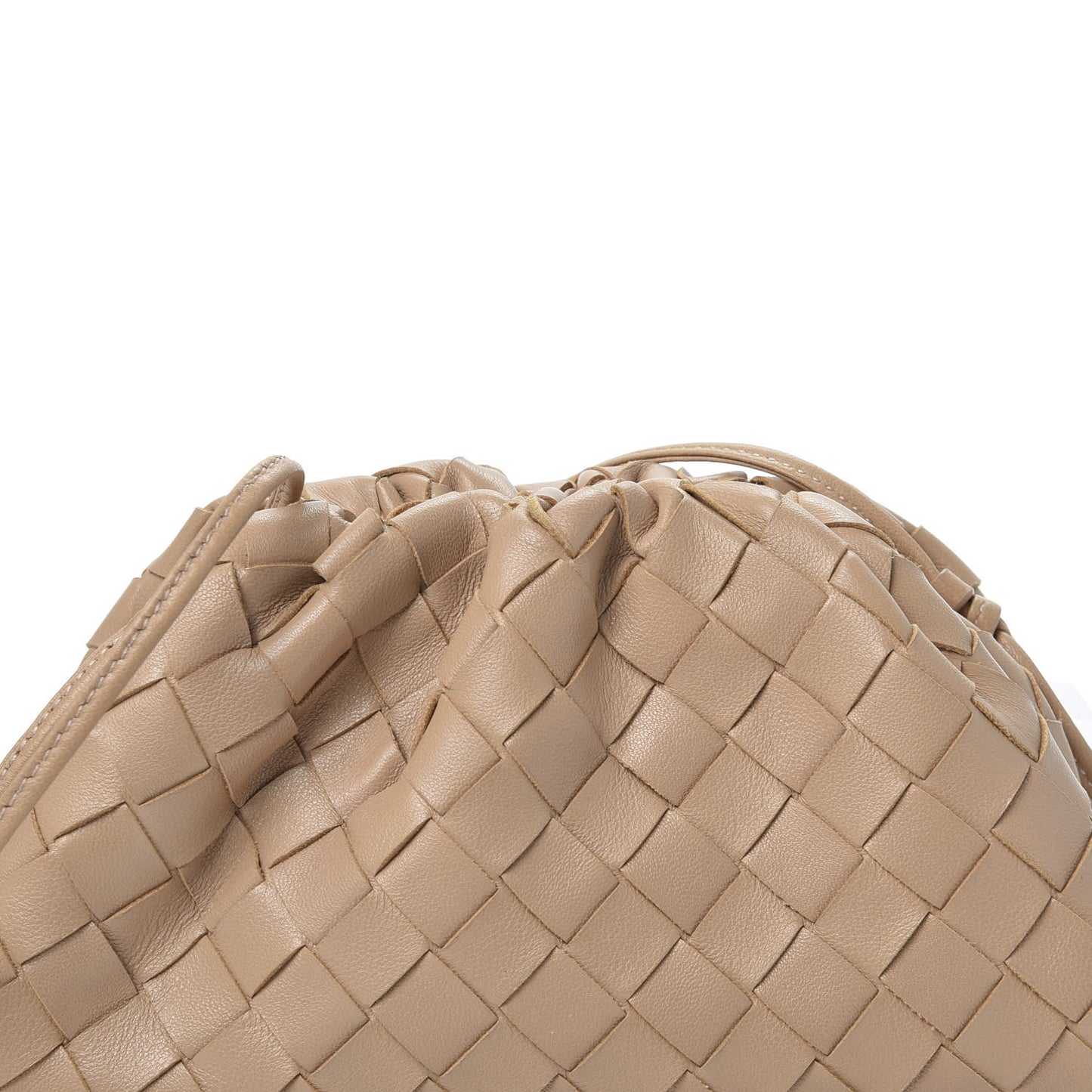 Nappa Intrecciato The Mini Pouch Almond