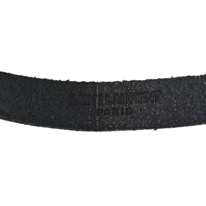 Saint Laurent Calfskin Opyum Bracelet S Black 6 of 8