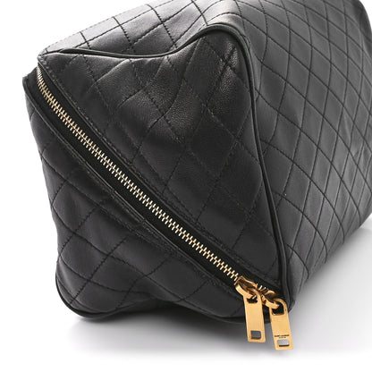 Saint Laurent Lambskin Quilted Gaby Vanity Case Black 9 of 10