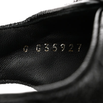 Chanel Grained Calfskin Velcro Dad Sandals 38 Black 7 of 9