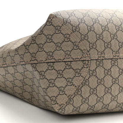 Gucci GG Supreme Monogram Medium Ophidia Shopping Tote Ebony 9 of 10