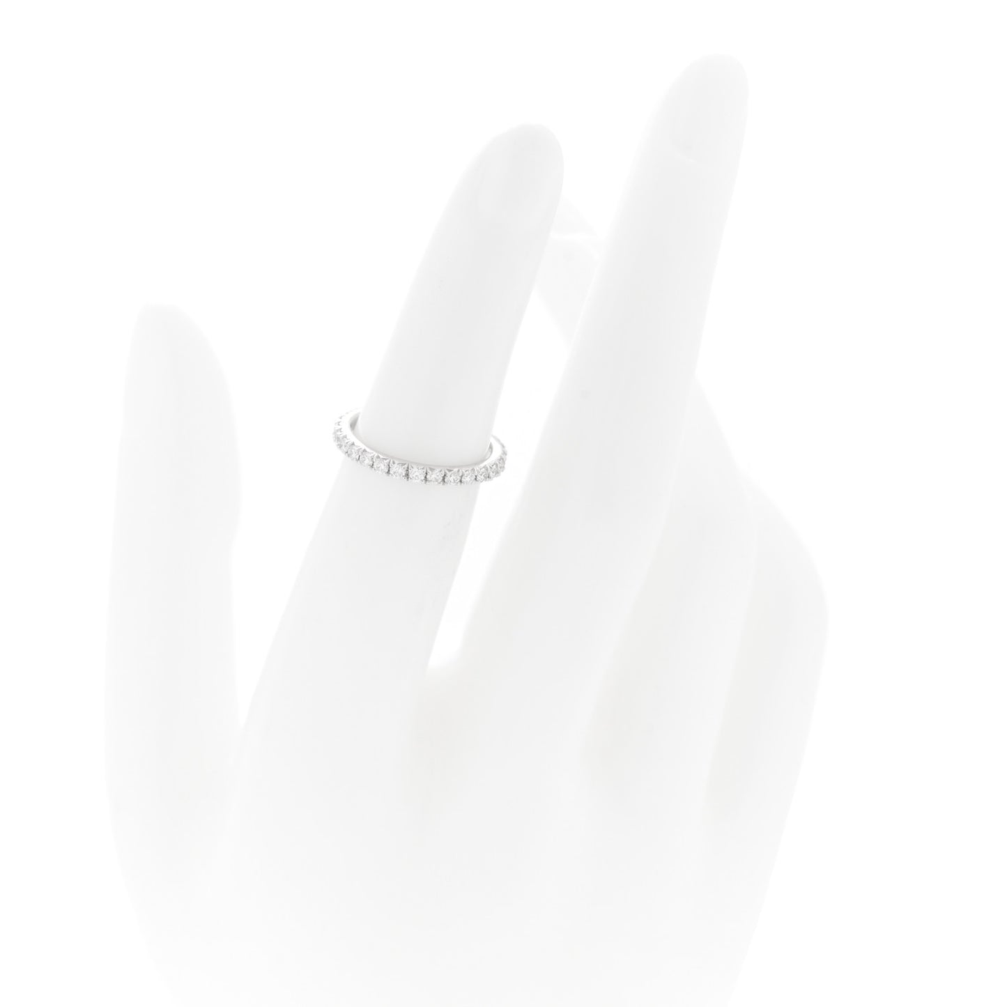 Platinum Diamond Eternity Wedding Band Ring 47 4.25