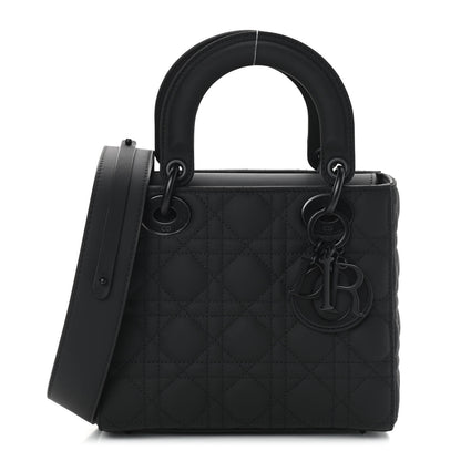 Christian Dior Ultra Matte Calfskin Cannage Small My ABCDior Lady Dior Black 1 of 7