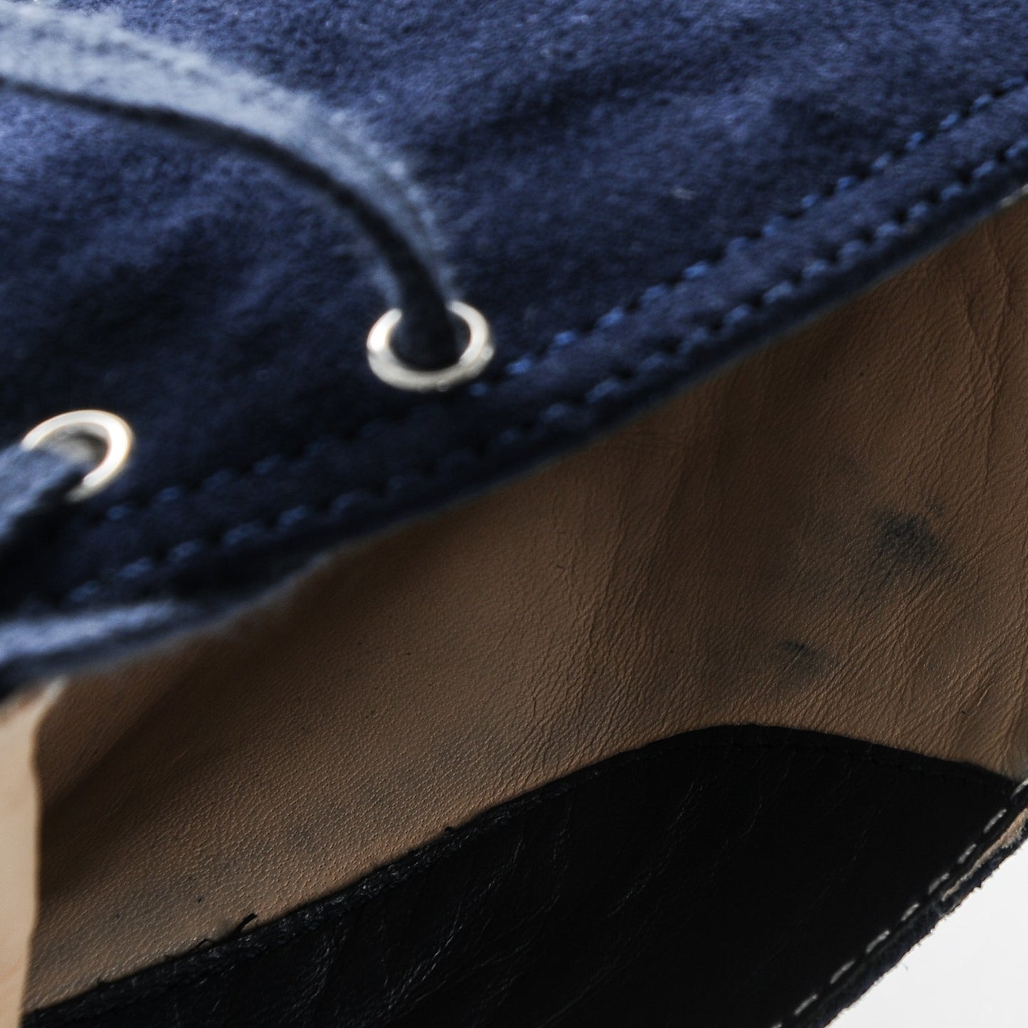 Suede Lace Up Espadrilles 35 Dark Navy Blue