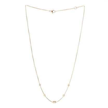 David Yurman 18K Yellow Gold Diamond Novella Necklace 3 of 6