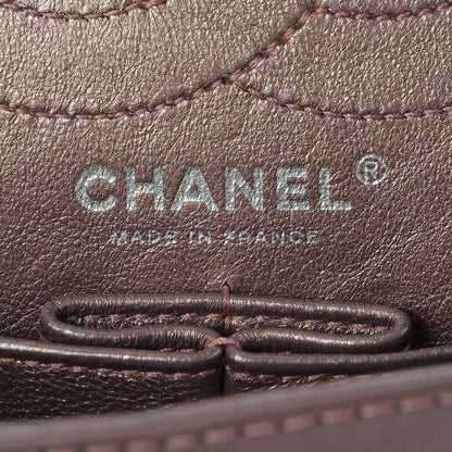 Chanel Metallic Aged Calfskin Quilted 2.55 Reissue 226 Flap Rose Fonce 8 of 10