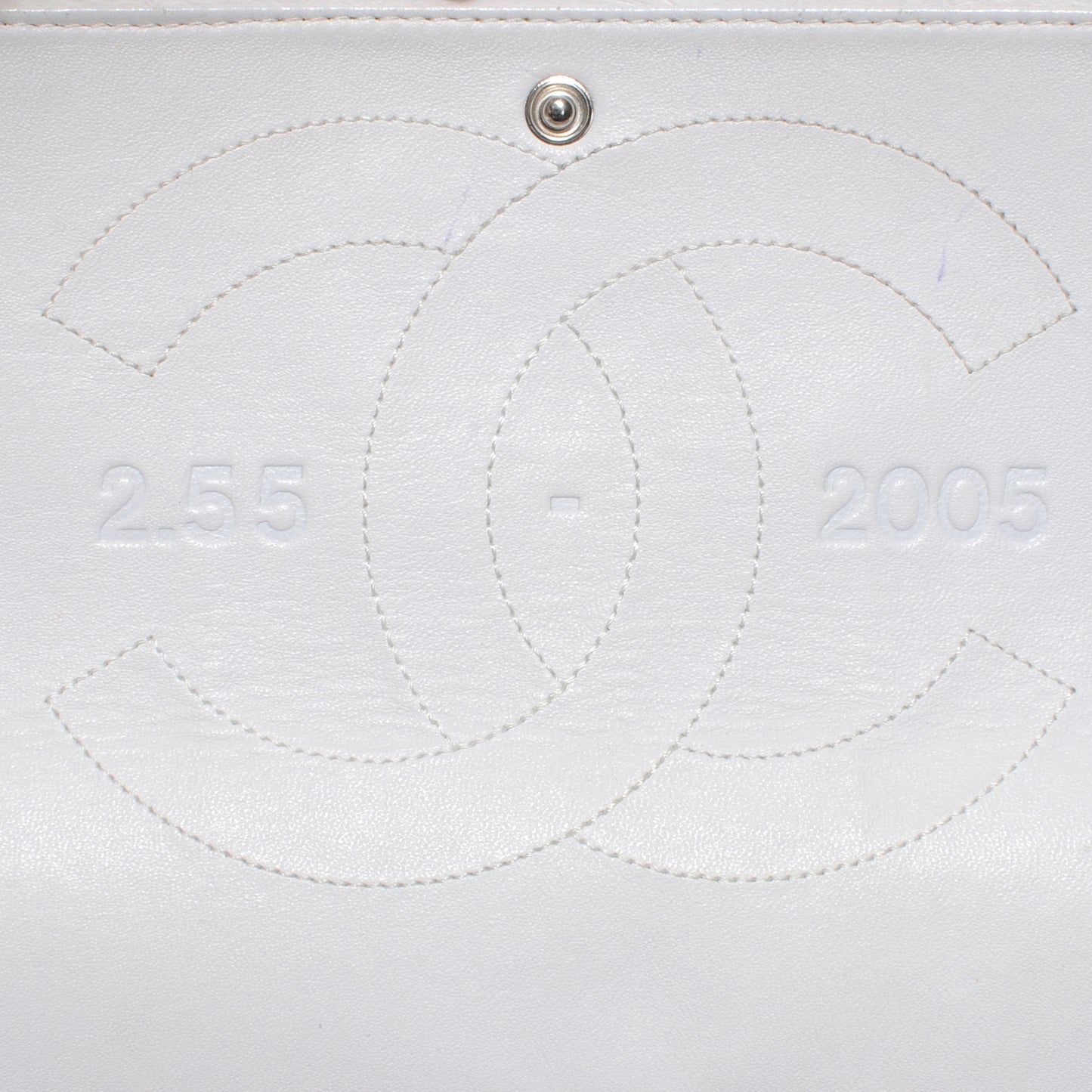 Aged Calfskin 50th Anniversary 2.55 Reissue 228 White