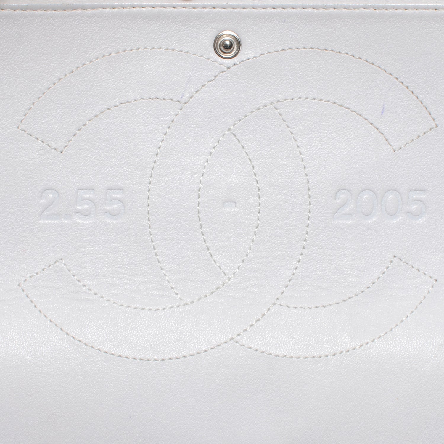 Chanel Aged Calfskin 50th Anniversary 2.55 Reissue 228 White 5 of 7