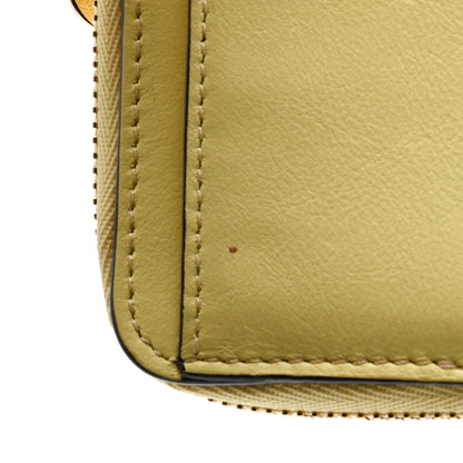 Chloe Calfskin Alphabet Purse Wallet Lemonade 7 of 8