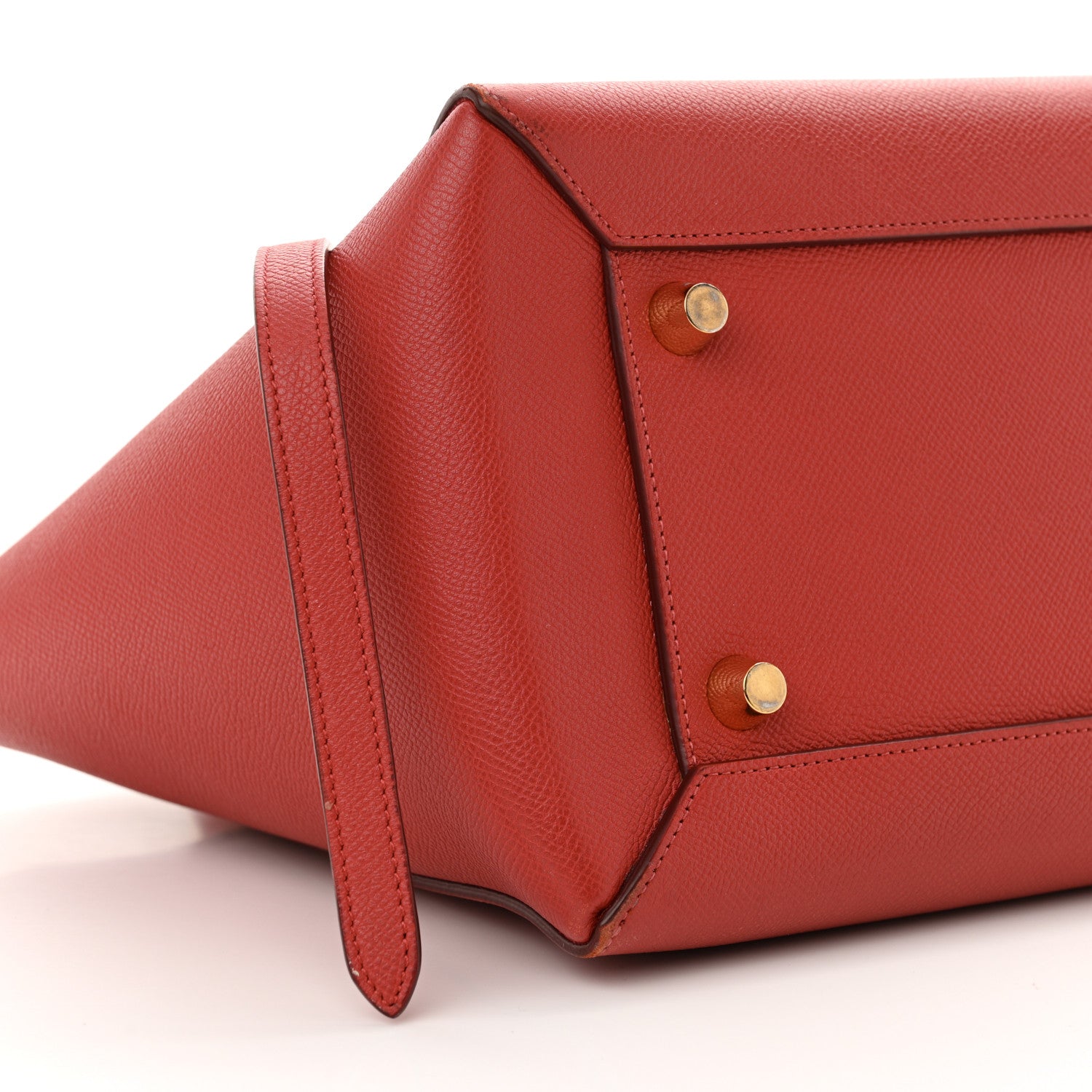 Celine Grained Calfskin Mini Belt Bag Coquelicot 8 of 10