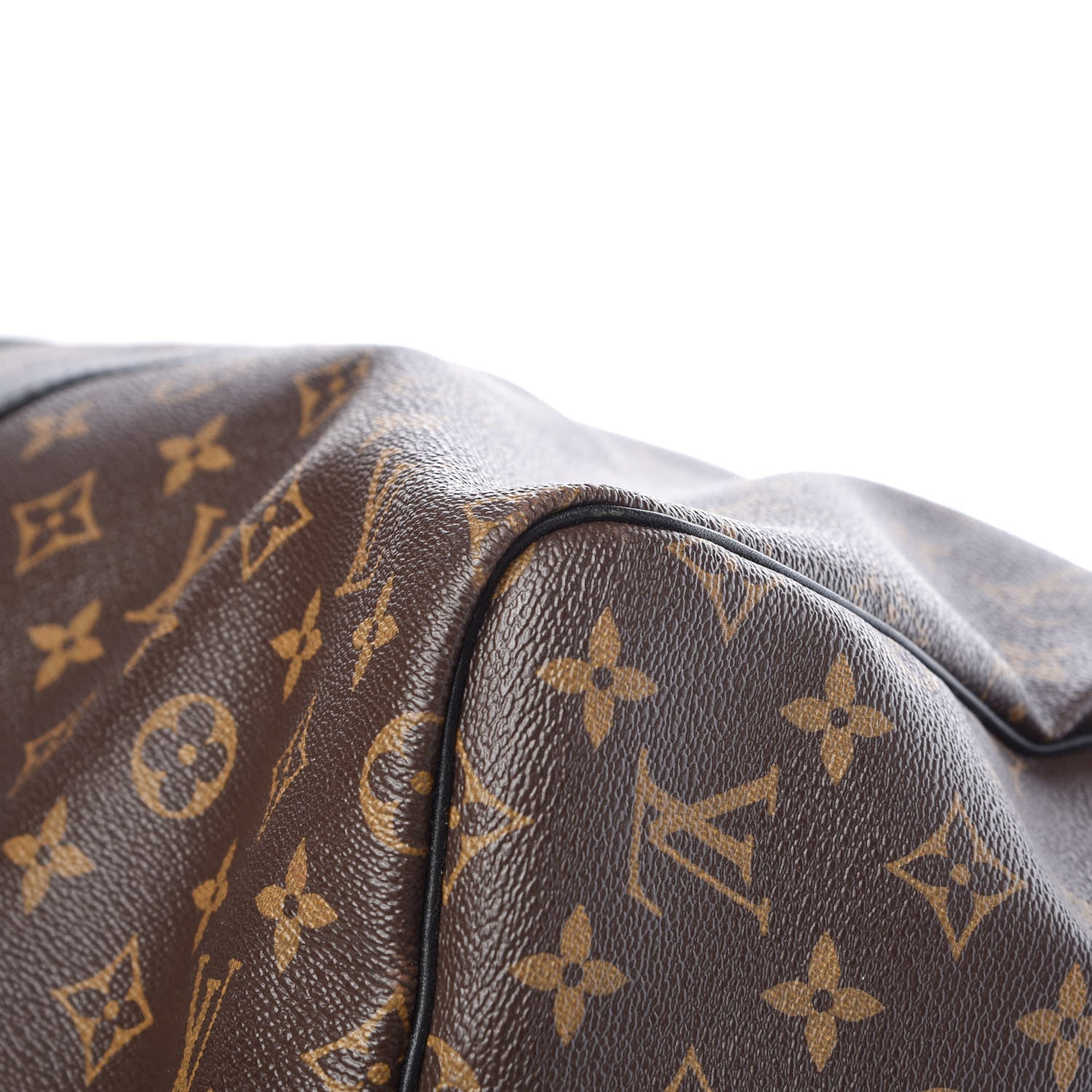 Louis Vuitton Monogram Macassar Keepall Bandouliere 55 14 of 15