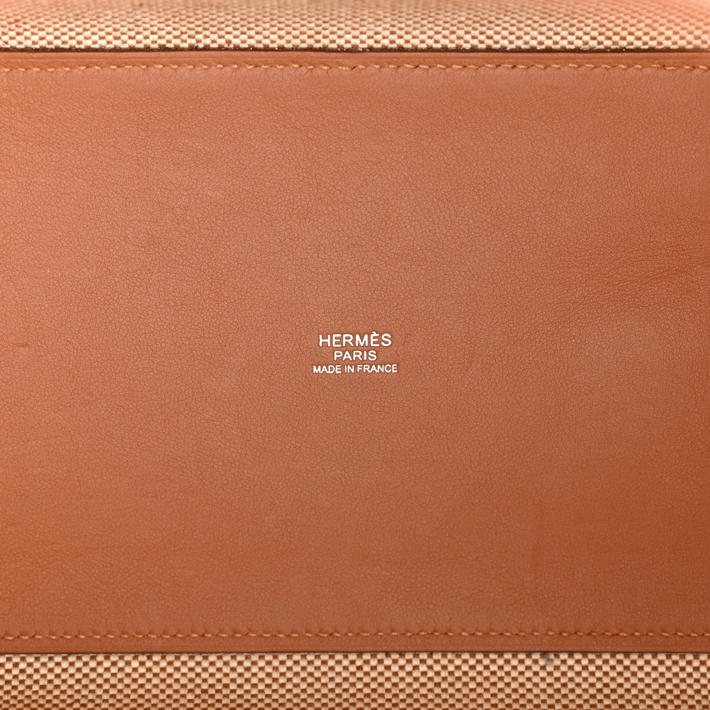 Swift H Canvas Cabas H En Biais 40 Ecru Naturel Gold