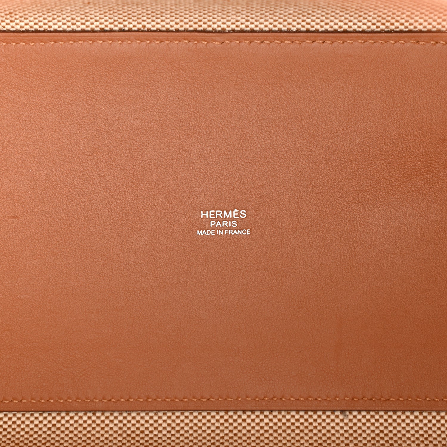 Hermes Swift H Canvas Cabas H En Biais 40 Ecru Naturel Gold 6 of 11