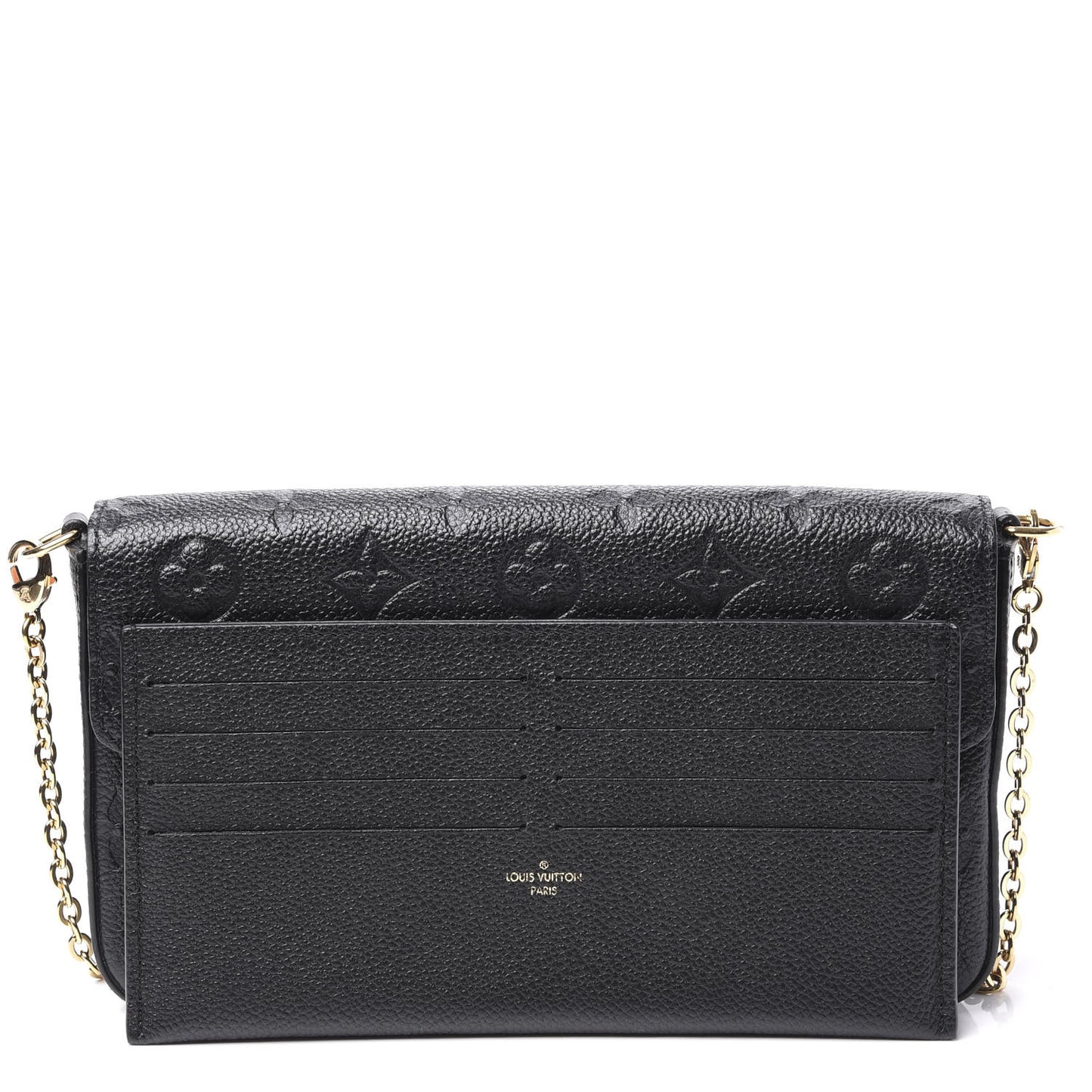 Empreinte Pochette Felicie Chain Wallet Black