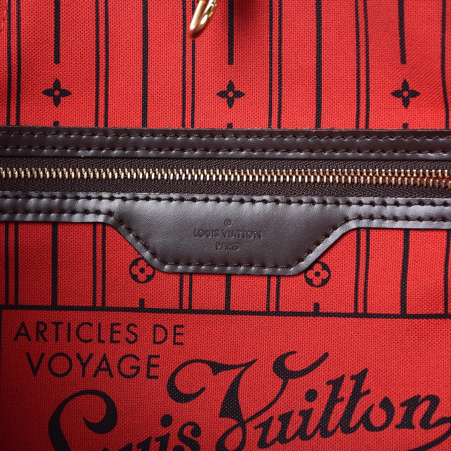 Louis Vuitton Damier Ebene Neverfull MM 6 of 18
