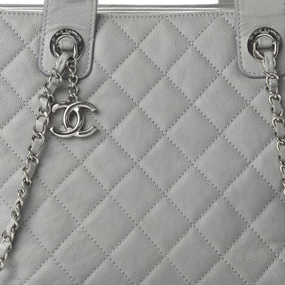 Chanel Caviar Quilted Large Urban Companion Top Handle Shopping Tote Grey 11 of 12