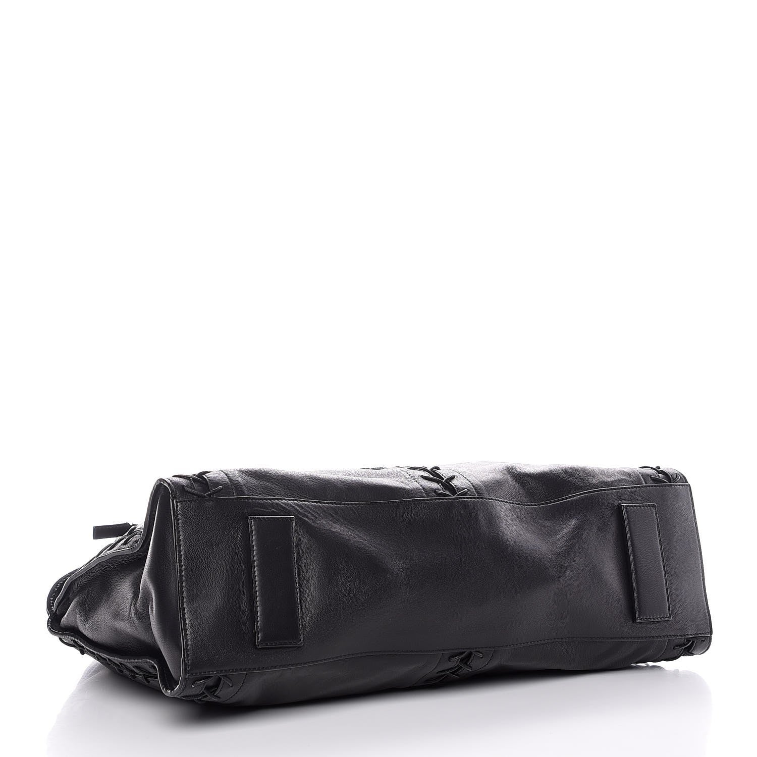 Alexander McQueen Lambskin Lace Up De Manta Tote Black 4 of 7