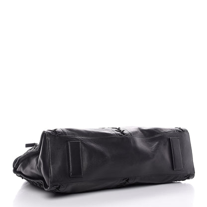 Alexander McQueen Lambskin Lace Up De Manta Tote Black 4 of 7