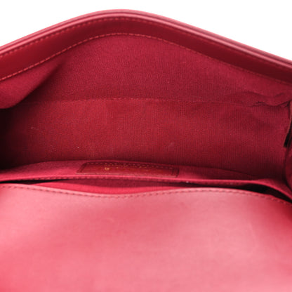 Chanel Lambskin Quilted Small Boy Flap Dark Red 5 of 10