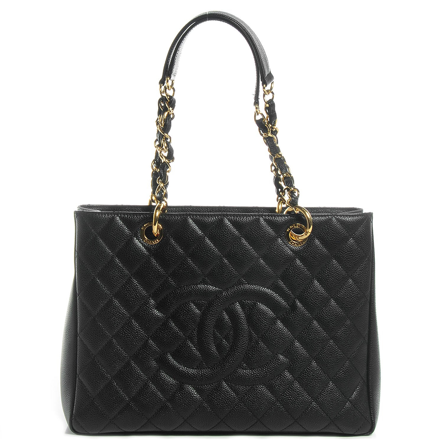 Chanel Caviar Grand Shopping Tote GST Black 1 of 7