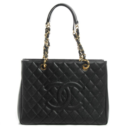 Chanel Caviar Grand Shopping Tote GST Black 1 of 7