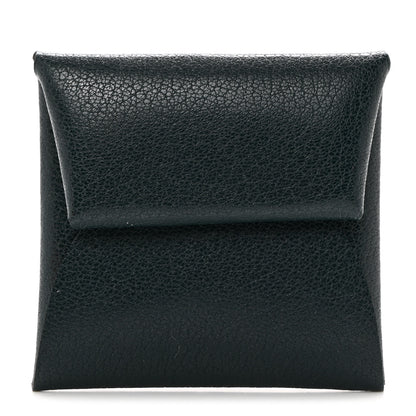 Hermes Chevre Mysore Bastia Coin Purse Vert Cypress 1 of 8