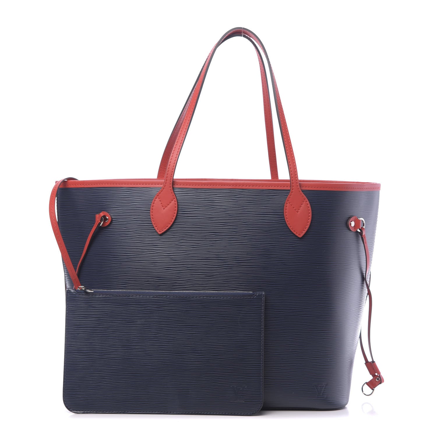 Louis Vuitton Epi Neverfull MM Indigo Coquelicot 1 of 12