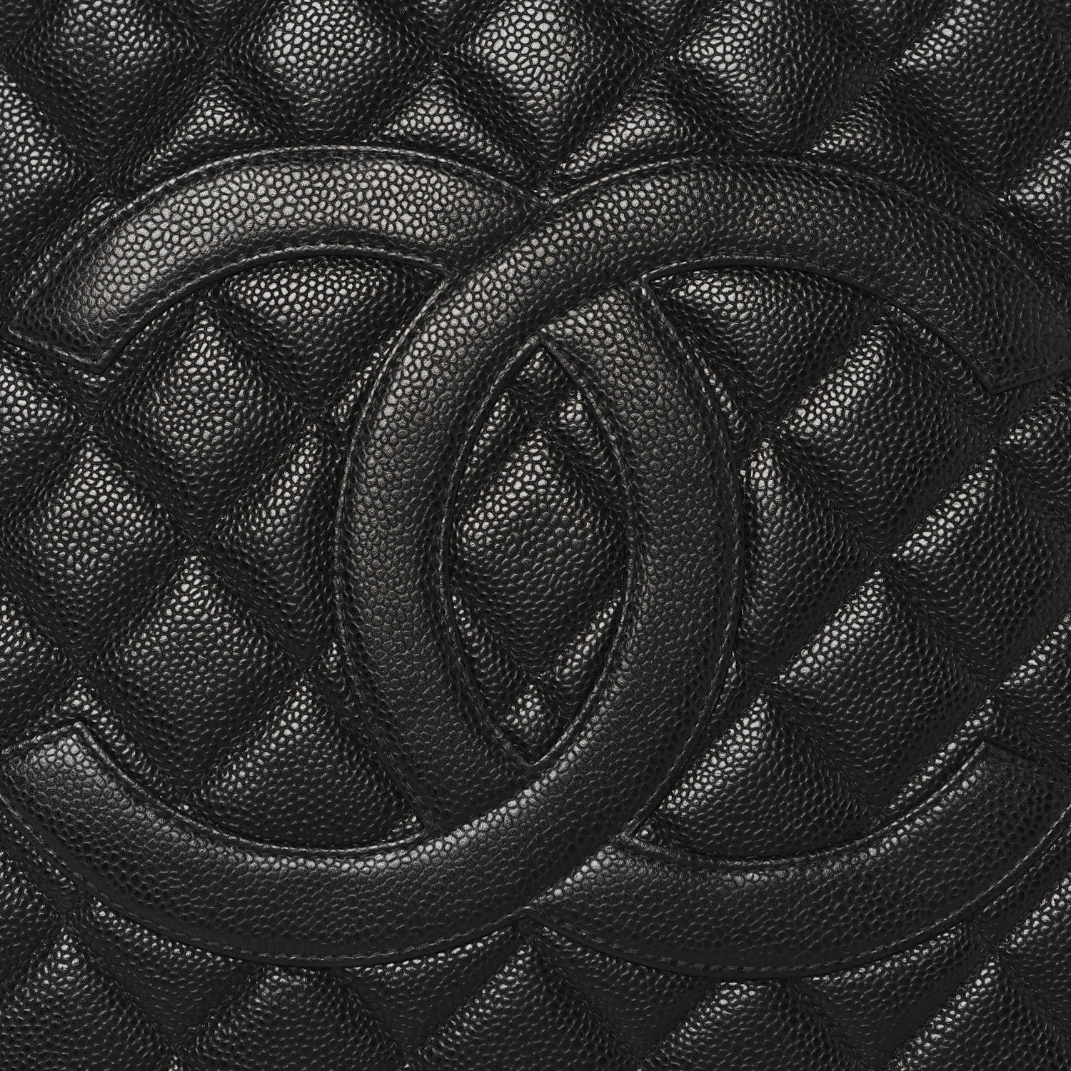 Chanel Caviar Quilted Medallion Tote Black 8 of 10