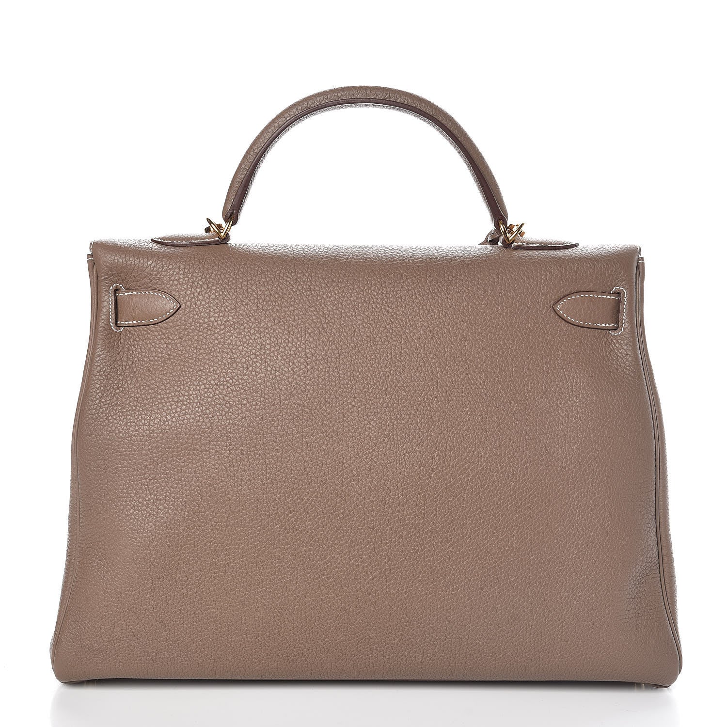 Hermes Togo Kelly Retourne 40 Etoupe 4 of 34