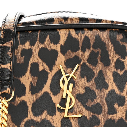 Saint Laurent Calfskin Heart Leopard Print Monogram Baby Lou Camera Bag Toffee 8 of 12